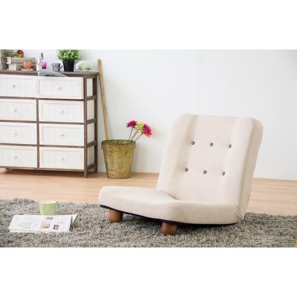 座椅子 座いす 座イス おしゃれ あぐら リクライニング 14段階 ゆったりした 幅広タイプ 前脚付き座椅子 |  | 02