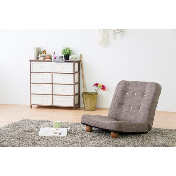 座椅子 座いす 座イス おしゃれ あぐら リクライニング 14段階 ゆったりした 幅広タイプ 前脚付き座椅子 |  | 13