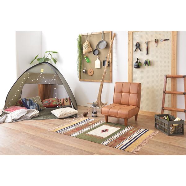 座椅子 座いす 座イス おしゃれ リクライニング 42段階 脚付き アメリカンテイストがオシャレなフロアチェア RKC-937CA |  | 04