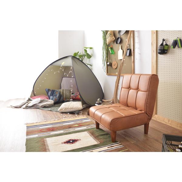 座椅子 座いす 座イス おしゃれ リクライニング 42段階 脚付き アメリカンテイストがオシャレなフロアチェア RKC-937CA |  | 06