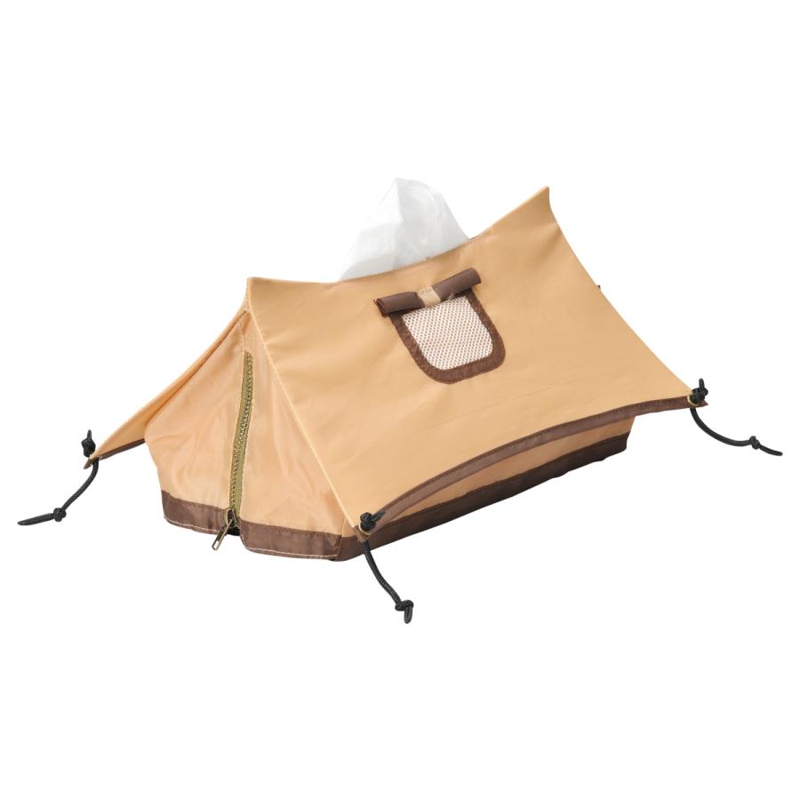 ティッシュケース（テント）SF-3851　ブラウン | 