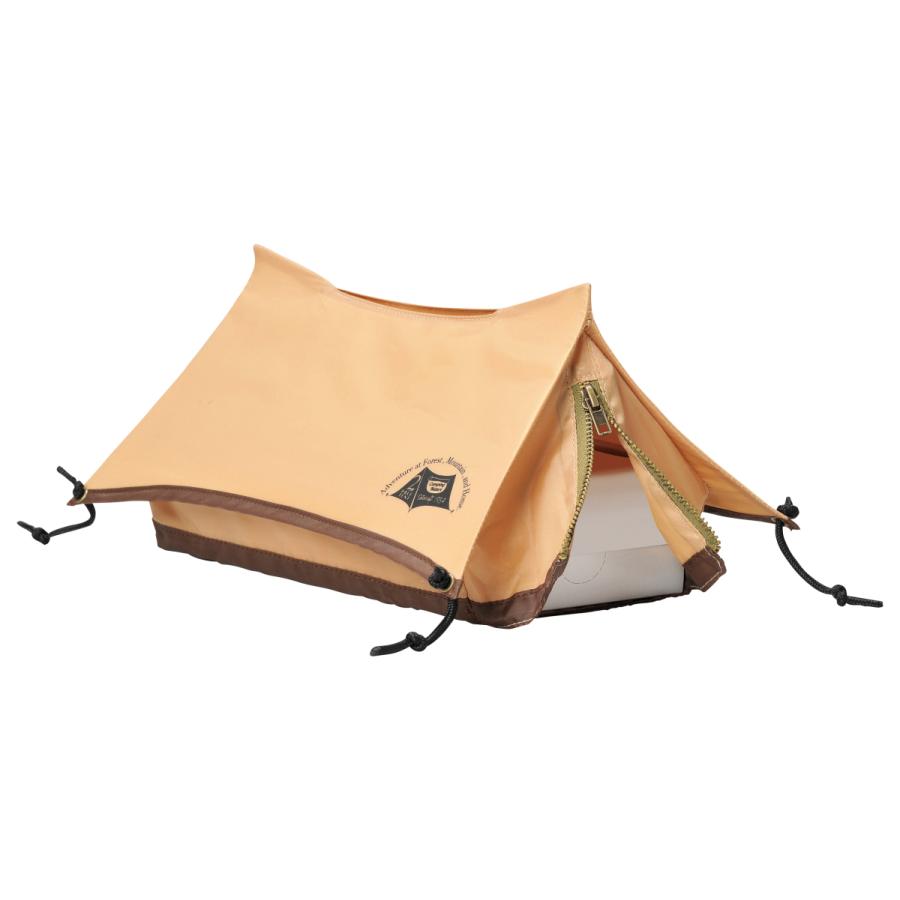 ティッシュケース（テント）SF-3851　ブラウン |  | 01