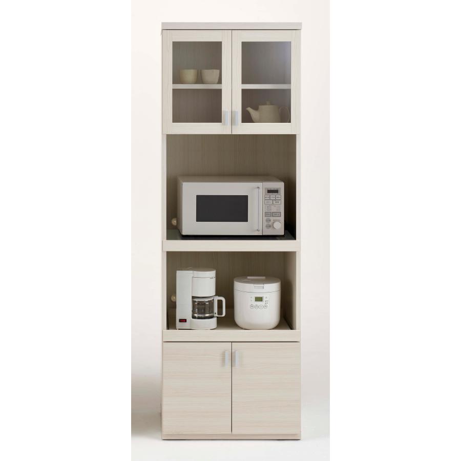 家電ボード キッチンボード 幅60cm 家電収納 国産家具 ダイニング台所 キッチン フナモコ 棚 完成品 日本製 SKS-61R | 