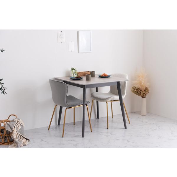 ダイニングテーブル スクエアテーブル 大理石調 おしゃれ 幅80 正方形 2人用 角テーブル 食卓 TAP-202 GY |  | 04