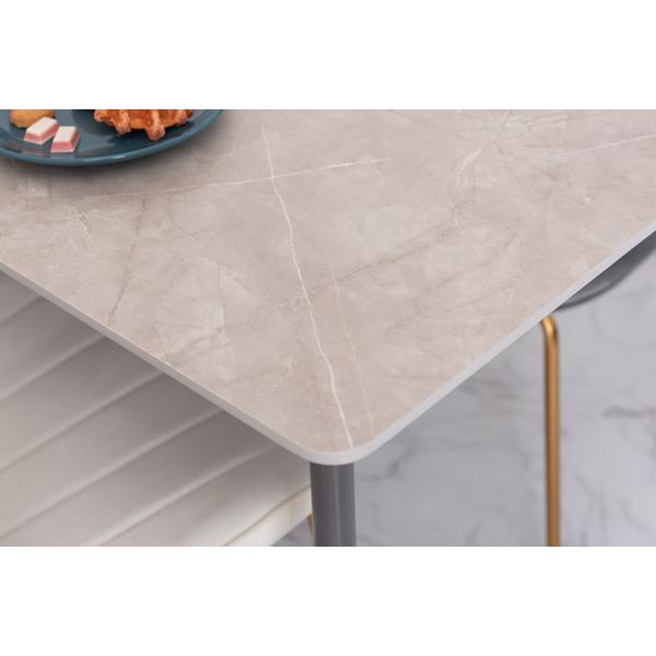 ダイニングテーブル スクエアテーブル 大理石調 おしゃれ 幅80 正方形 2人用 角テーブル 食卓 TAP-202 GY |  | 11