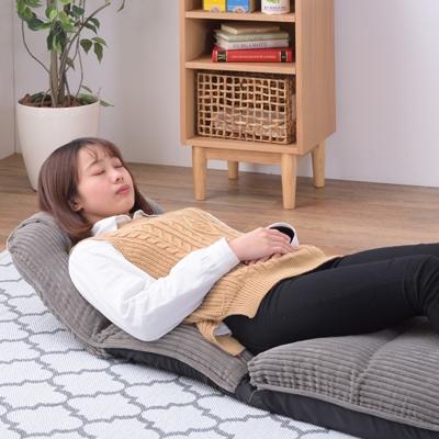 座椅子 おしゃれ ハイバック あぐら 大きめ リクライニング 42段階 安い 北欧 4WAY 座イス 座いす THC-55GY |  | 04