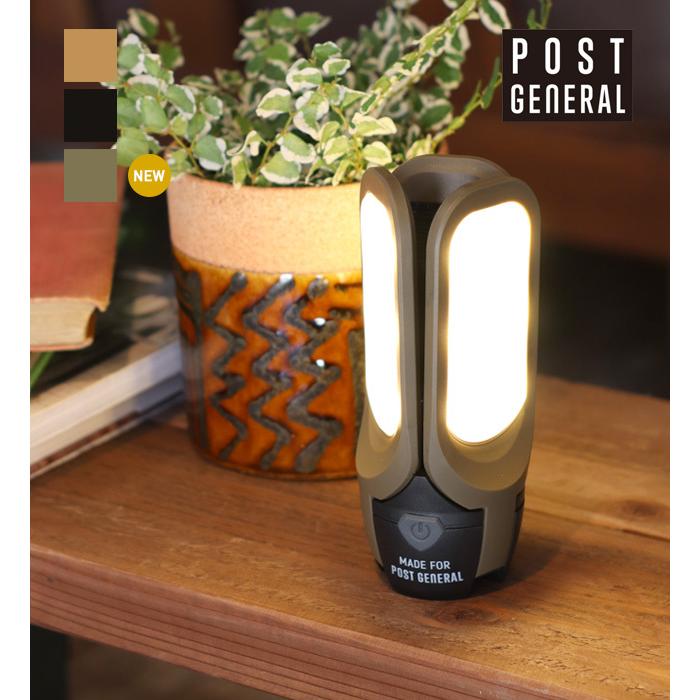 POST GENERAL ポストジェネラル TRI-PANEL SOLAR CHARGED LED LIGHT BLACK | POST GENERAL | 06