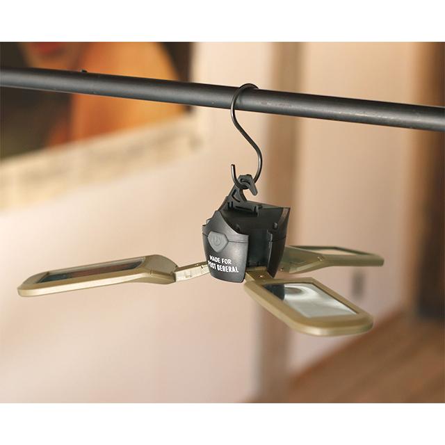 POST GENERAL ポストジェネラル TRI-PANEL SOLAR CHARGED LED LIGHT BLACK | POST GENERAL | 07