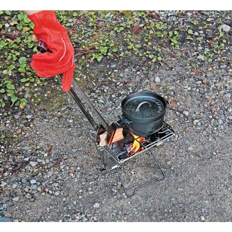 キャプテンスタッグ UG-47 V型 スマートグリル 収納バッグ付き バーベキューコンロ | CAPTAIN STAG | 07