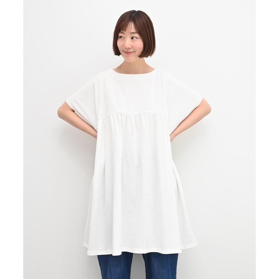 SUN VALLEY [公式ストア] サンバレー / 綿麻天竺 ギャザー