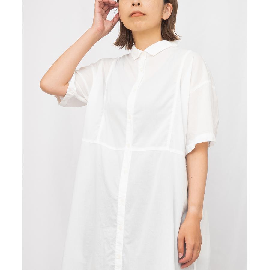 完売商品.*・゜ワンピース・*. sisam｜ツクシシシュウシャツワンピース【ダブルガーゼ