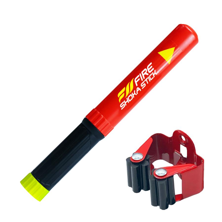 【次世代の消火器具】ファイヤーショーカスティック FSS100(100秒噴射タイプ)＋専用ホルダー(ネジタイプ) の商品画像