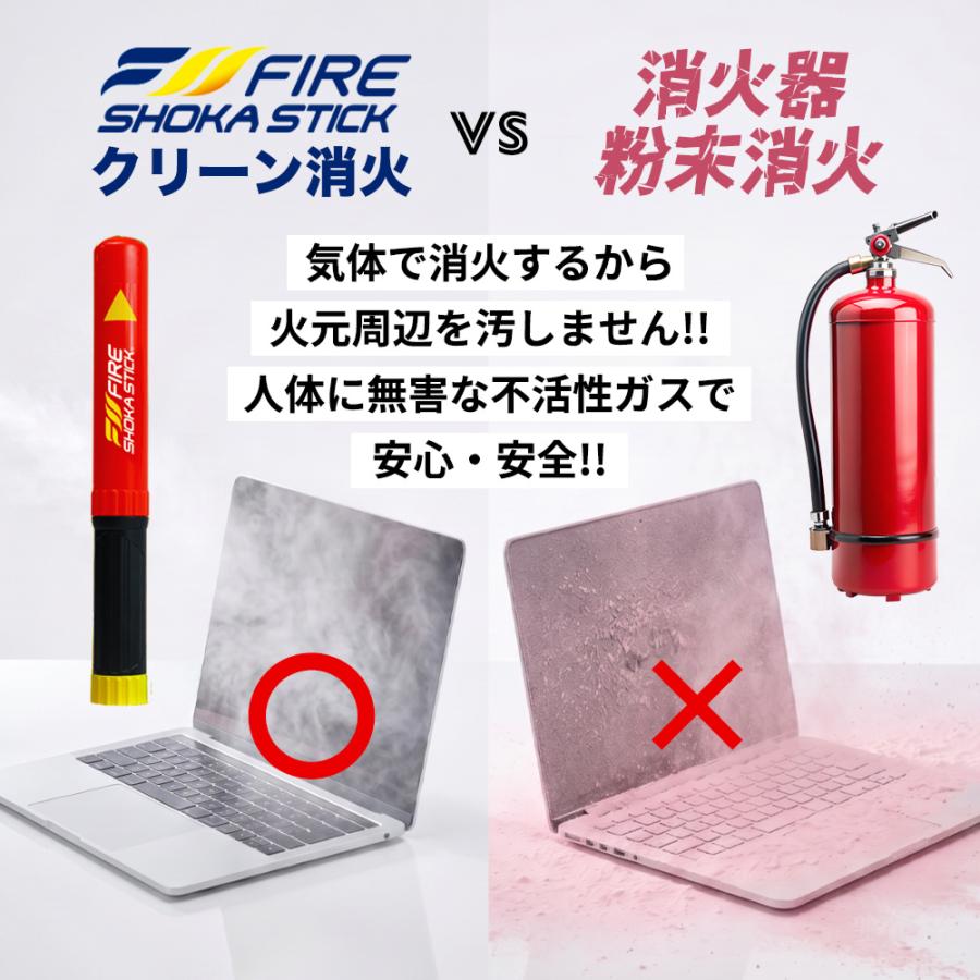 FIRE SHOKA STICK(ファイヤーショーカスティック)100秒 耐用年数15年