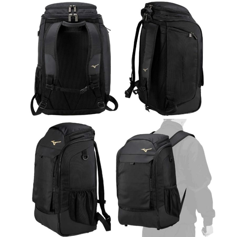 ★２個以上は割引あり★≪チーム名、番号、個人名入り≫ミズノmizunoミズノ野球チームバッグTEAM BAG「GEバックパック40L」1FJDC010 | MIZUNO | 02