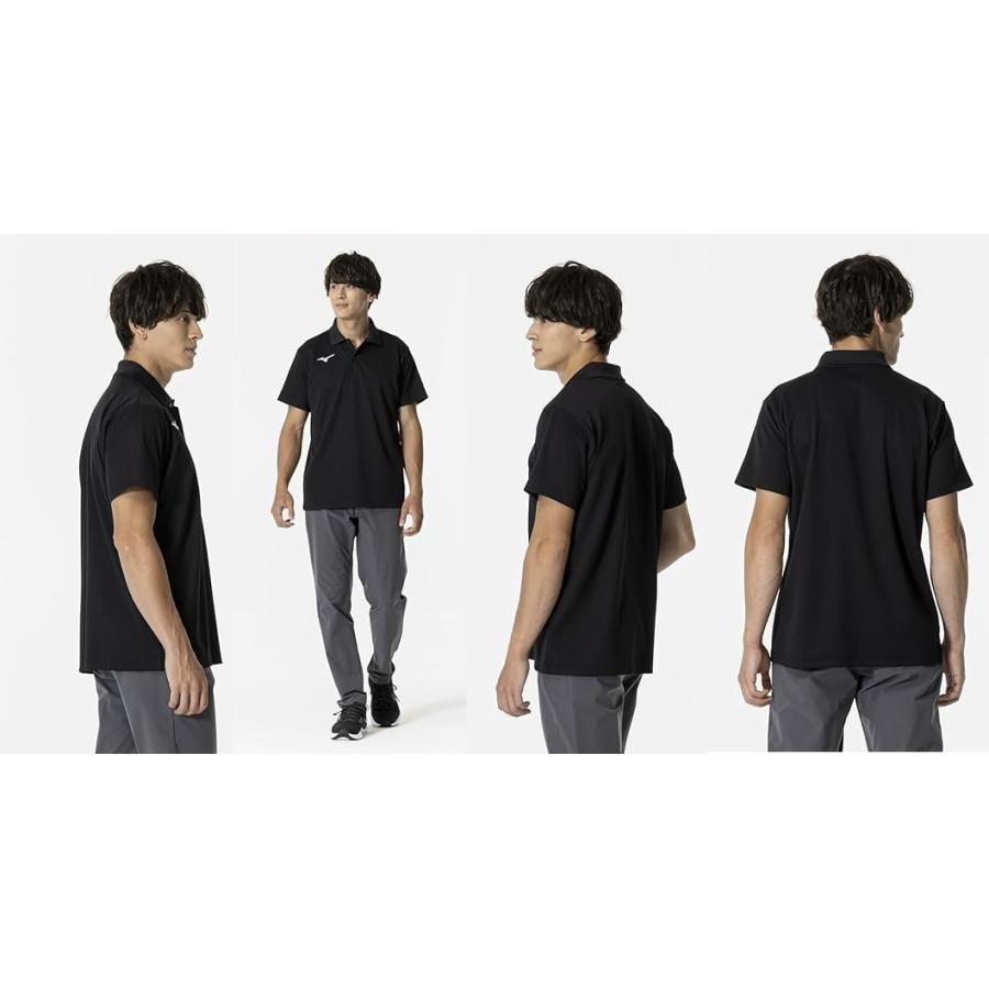 ★初回４着以上から・５着以上は割引有★≪片胸マーク(版代不要）、個人名etcと２カ所マーク付≫＜ミズノmizuno＞「ポロシャツ（綿、ポリエステル）」32MAB195 | MIZUNO | 04