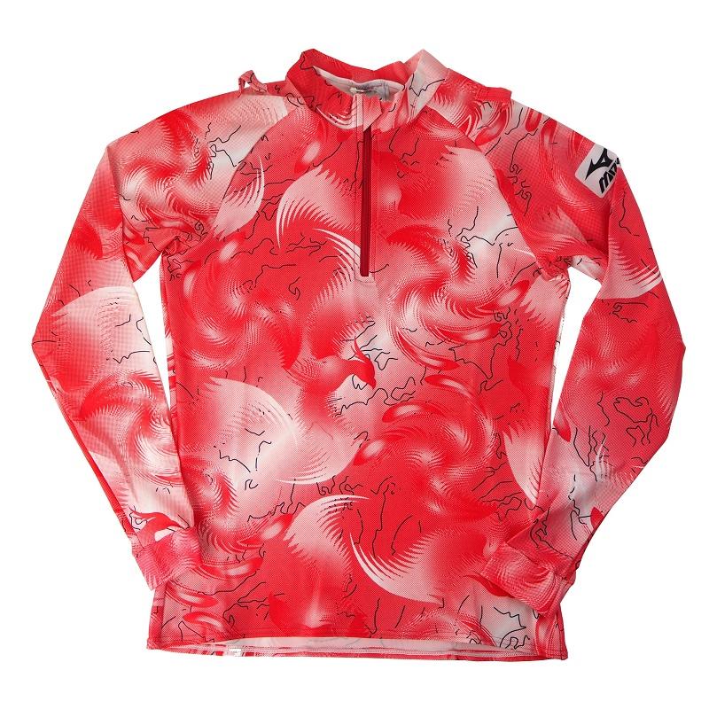 ≪Sサイズ 1セットのみ!!  ご奉仕価格≫ MIZUNO ミズノ スキー「クロスカントリーウエアー」A50RD98888レッドの画像