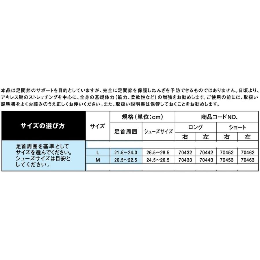 ≪訳あり≫半額・リガードREGUARD足首用サポーター「アンクルガードEX(左)」AG1-SHORT |  | 05