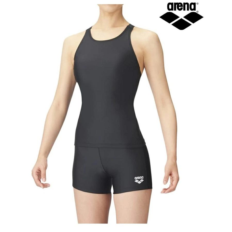 アリーナ arena 女性用スクール水着「レディース セパレーツ(差し込みパッド)(スナップ付き) 」ARN201W | アリーナ