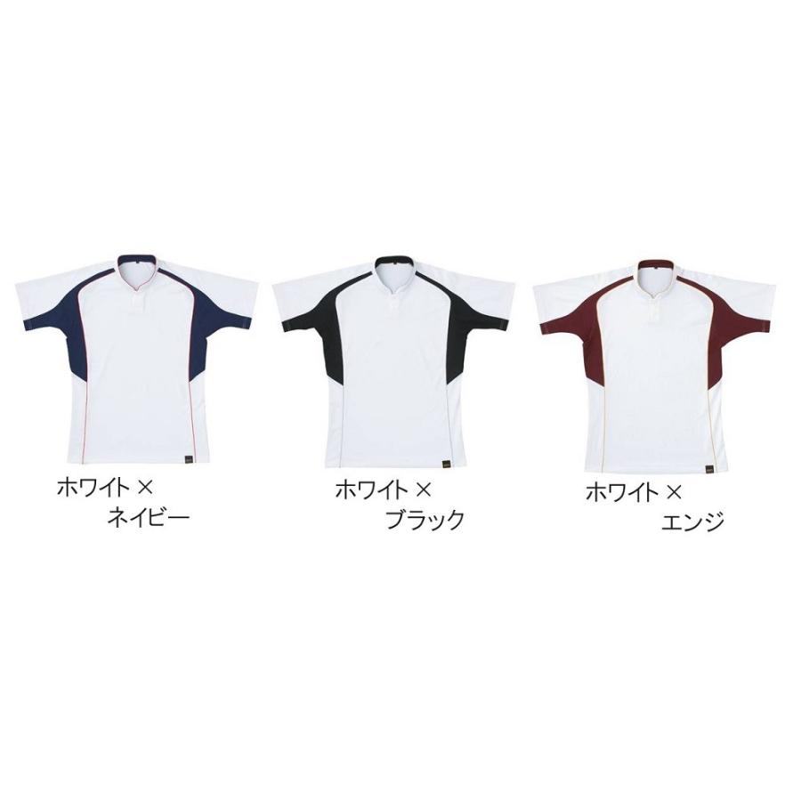 ZETTベースボールシャツBOT730A「ベースボールシャツにダイレクト昇華プリントマーク」全胸,胸番号,背番号付 | ゼット | 01