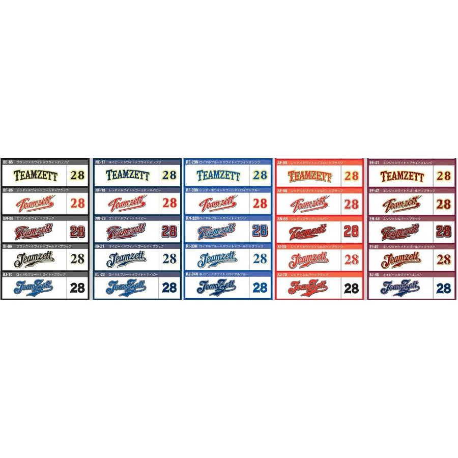 ZETTベースボールシャツBOT730A「ベースボールシャツにダイレクト昇華プリントマーク」全胸,胸番号,背番号付 | ゼット | 03