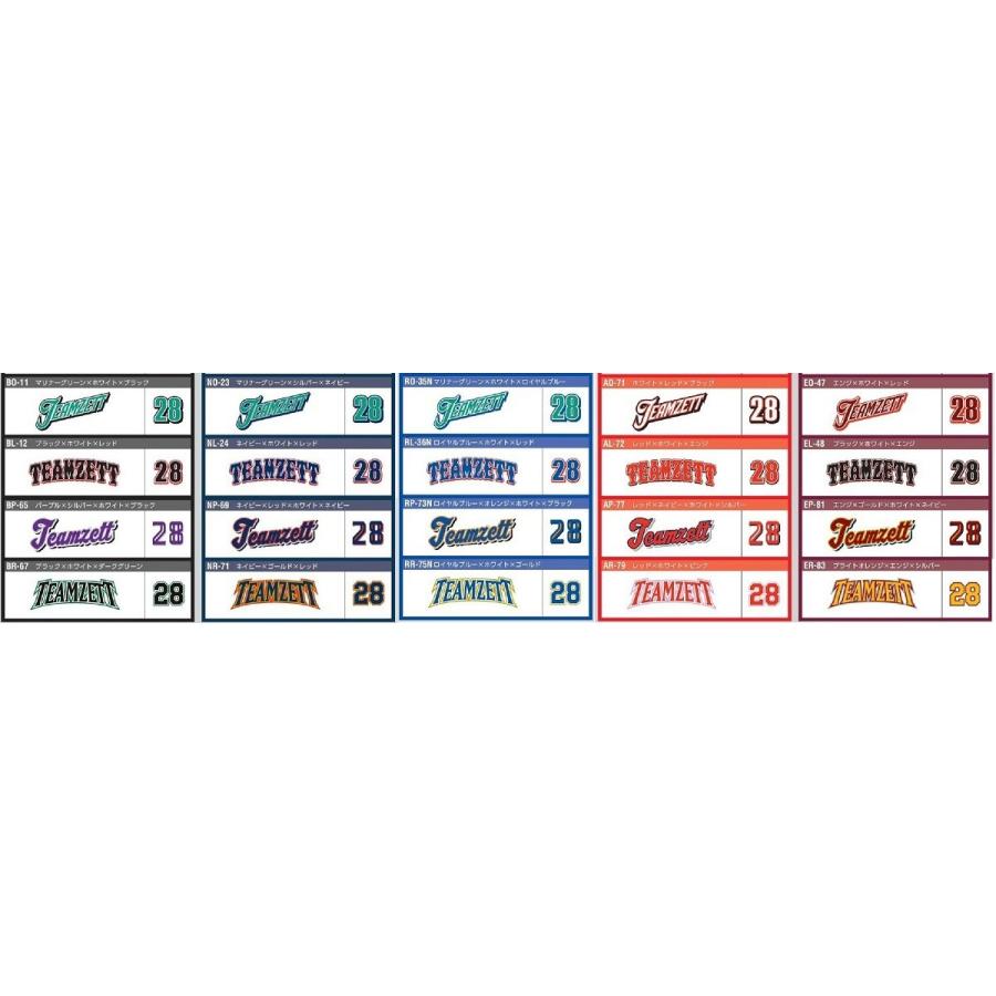 ZETTベースボールシャツBOT730A「ベースボールシャツにダイレクト昇華プリントマーク」全胸,胸番号,背番号付 | ゼット | 04