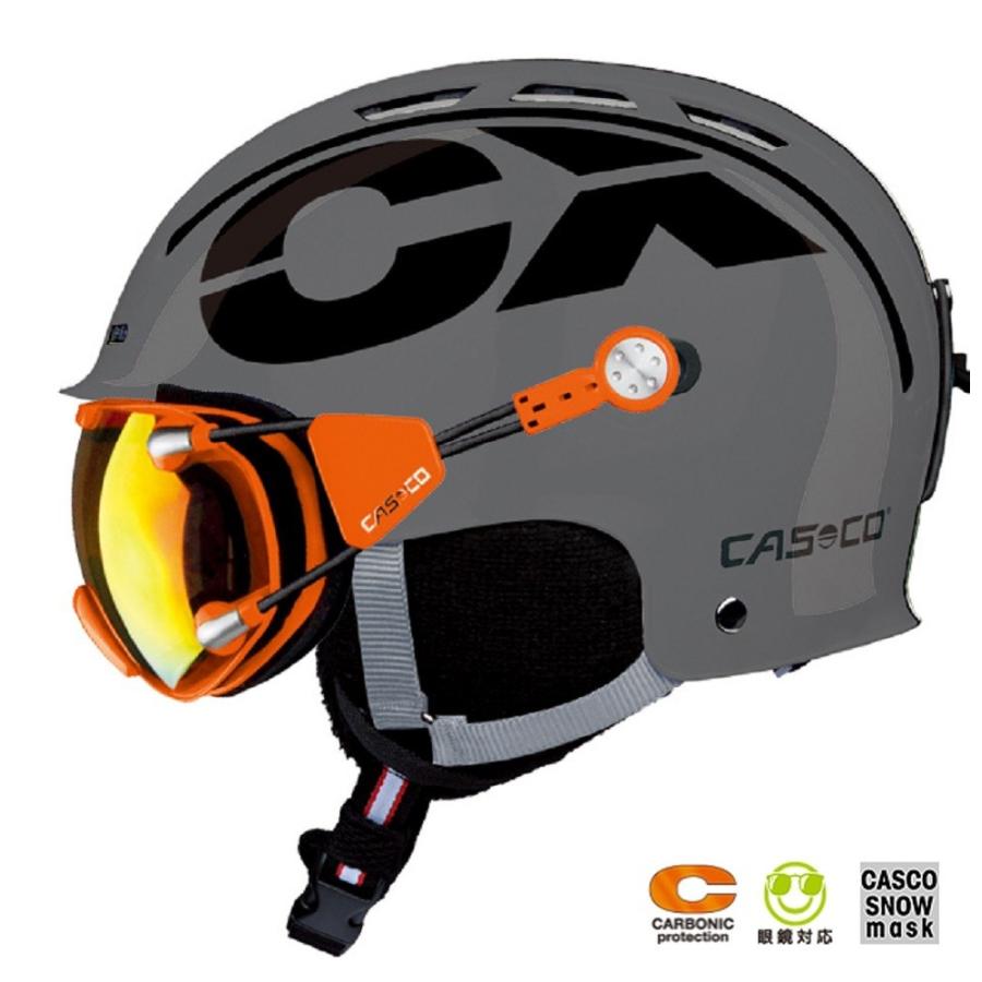 2018-2019 CASCO(カスコ)スキーヘルメット「CX-3 ICECUBE」グレー「FX