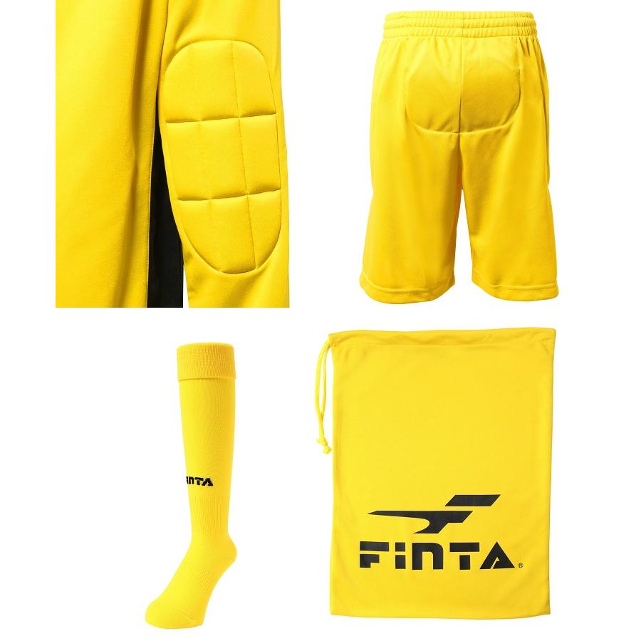 ★背番、胸番号加工付き★フィンタFINTAサッカー「ジュニアゴールキーパーウエアー4点セット」FT5985 |  | 05