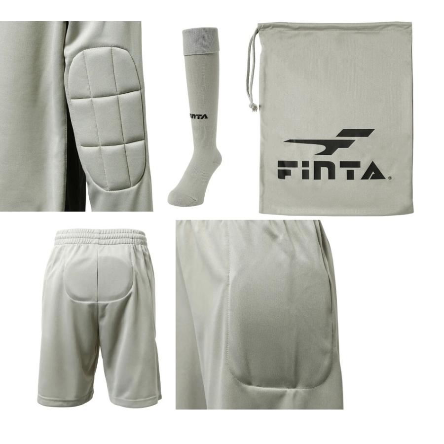 ★背番、胸番号加工付き★フィンタFINTAサッカー「ジュニアゴールキーパーウエアー4点セット」FT5985 |  | 06