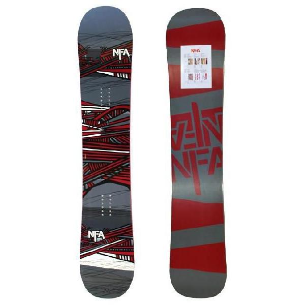 NFA＜エヌエフエー＞スノーボード2点セット「Vortex」フラット、ゼロ