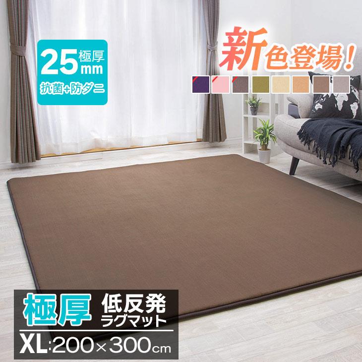 フリーリー ラグ カーペット 厚手 低反発ラグ 極厚 25mm 200×300 フリーリー ラグ カーペット 厚手 低反発ラグ 極厚 25mm 200×300