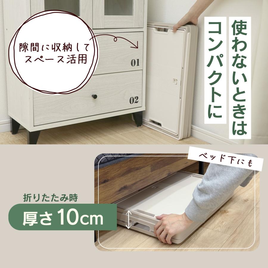 折りたたみコンテナボックス 大容量 オリコン 蓋つき ハンドル付き