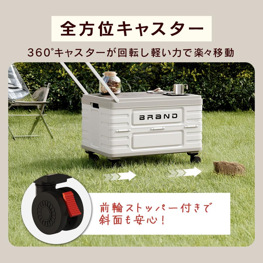 折りたたみコンテナボックス 大容量 オリコン 蓋つき ハンドル付き