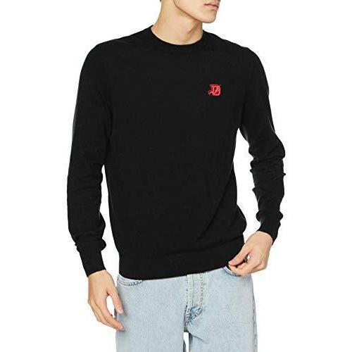 高知インター店 ディーゼル Diesel メンズ ニット ワンポイント ロゴ 00shex0laxu M ブラック 9xx 全日本送料無料 Skylanceronline Com