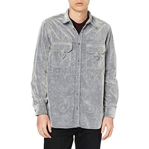 楽天ランキング1位 ディーゼル Diesel メンズ シャツ ベルベット デニム Arh M グレー 07 新着商品 Amz Verifyinfoaccount Genetechbh Com