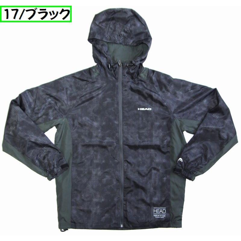 HEAD（ヘッド） フルジップパーカー ドット柄プリント 裏トリコット 撥