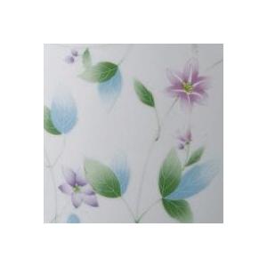 骨壷7寸 白磁鉄仙唐草（はくじてっせんからくさ）大人用骨壺 ネジ蓋