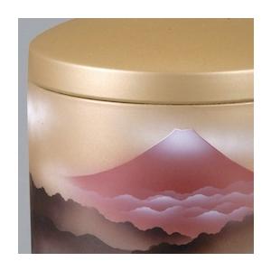 骨壺7寸 高級ネジ付骨壺 吹絵 赤富士 仏具 手元供養 自宅墓 納骨 7寸骨