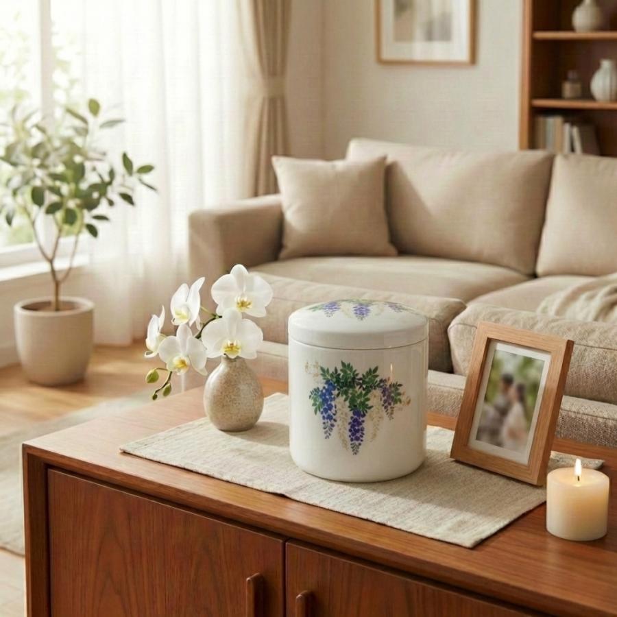 骨壺 サイズ 5寸 藤（ネジ蓋）単品 葬儀 供養用品 供養 5寸骨壺 おしゃれ骨壺 日本製 納骨 葬儀 手元供養 骨壺大 自宅墓 就活 おしゃれ骨壺 骨壺入れ替え |  | 02