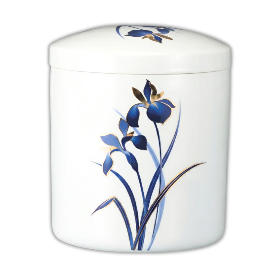 骨壺 サイズ 7寸 青アヤメ（ネジ蓋）単品 葬儀 供養用品 供養 7寸骨壺 おしゃれ骨壺 日本製 納骨 葬儀 手元供養 骨壺大 自宅墓 就活 おしゃれ骨壺 骨壺入れ替え |  | 01