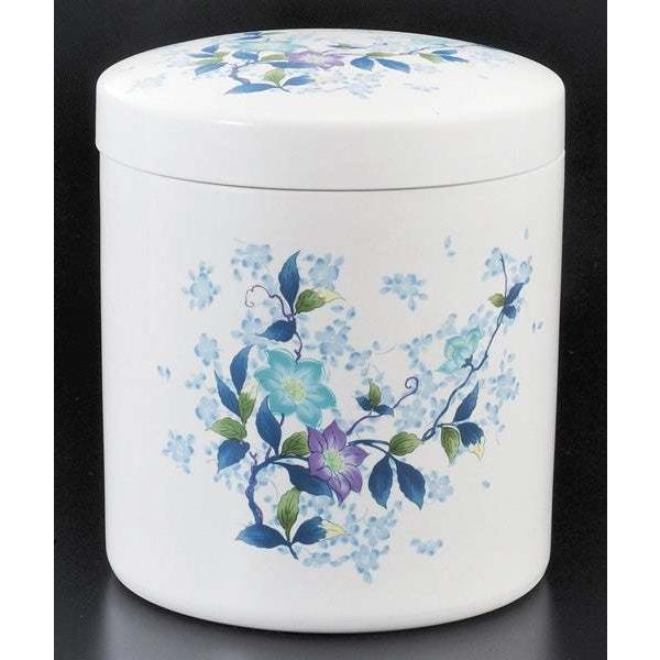 5寸 骨壺  切立 青花（あおばな）　骨壺5寸 単品 5寸骨壺 自宅供養 葬儀 手元供養 遺骨保管 綺麗 おしゃれ モダン |  | 08