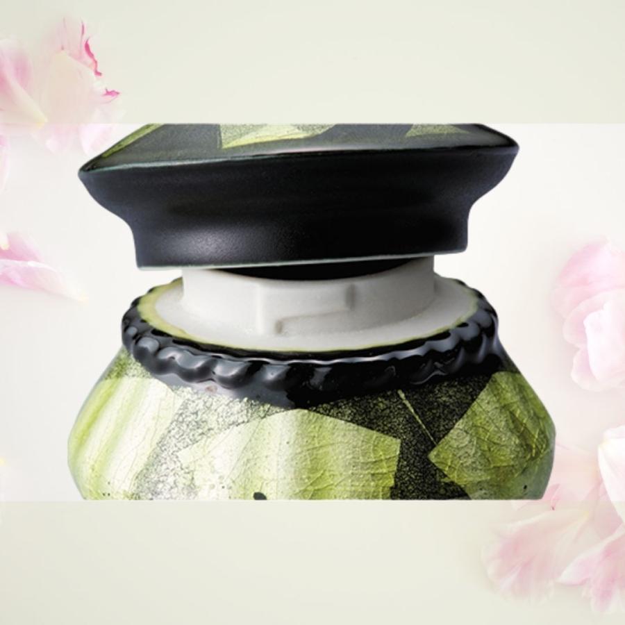 ミニ骨壺  手元供養 リアン 天目銀彩エメラルドグリーン 国産 骨壺 自宅供養 葬儀遺骨保管 綺麗 おしゃれ モダン 分骨 |  | 02