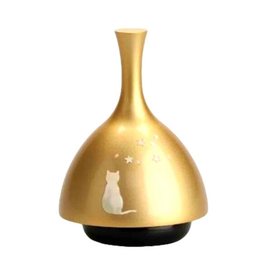 ペット供養　おりん  エコー りん 金 猫 送料無料 ペット用仏具  手元供養　分骨　ミニ骨壺 |  | 01