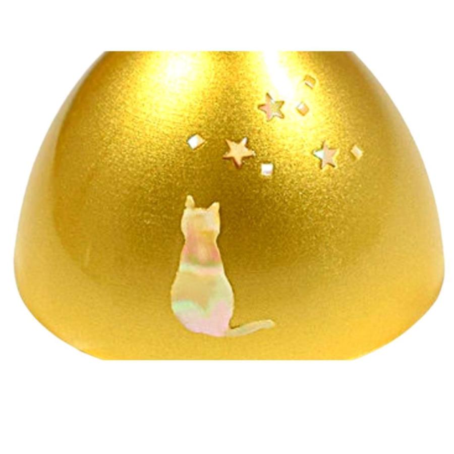ペット供養　おりん  エコー りん 金 猫 送料無料 ペット用仏具  手元供養　分骨　ミニ骨壺 |  | 02