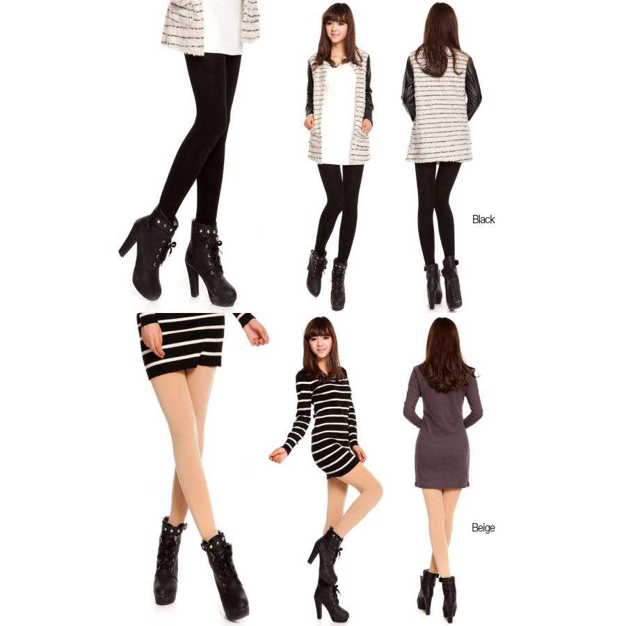 レギンス タイツ トレンカ レディース 美脚 カジュアルボア +2℃ 温かい 裏起毛 ヒートレギンス ヒート スリムダブルウォームレギンス スパッツ 裏ボア 防寒 冬 |  | 10