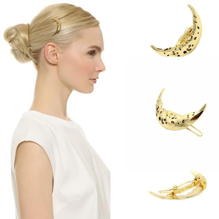 ヘアピン ゴールドヘアピン 月 ヘアーアクセサリー ヘアクリップ ヘアアレンジ 簡単 髪留め Ha 01 A 1198 エフティービープラス 通販 Yahoo ショッピング