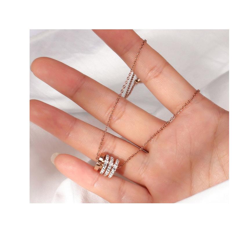 ネックレスレディース リング アレルギー対応  CZダイヤ アクセサリー ジュエリー 上品 大人 可愛い プレゼント ポイント消化 |  | 03