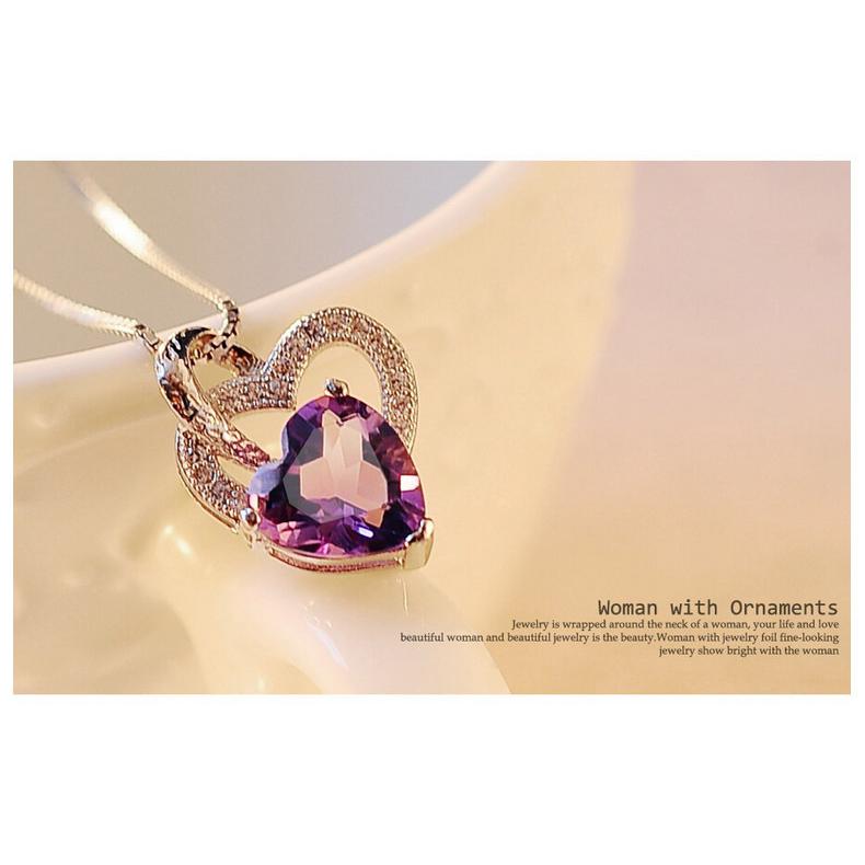 ネックレス レディース ハート アメジスト ペンダント 2月誕生石 アクセサリー ジュエリー 人気 上品 大人 可愛い バレンタイン 爆買 ポイント消化 爆買 |  | 02