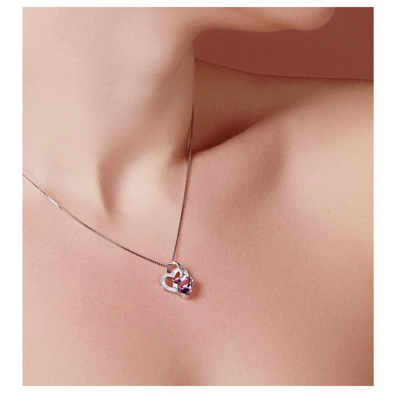 ネックレス レディース ハート アメジスト ペンダント 2月誕生石 アクセサリー ジュエリー 人気 上品 大人 可愛い バレンタイン 爆買 ポイント消化 爆買 |  | 03