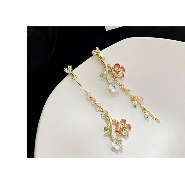 ピアス レディース 揺れる アレルギー対応 アシンメトリー お花 ロングピアス ポイント消化 誕生日 母の日 プレゼント 爆買 |  | 05