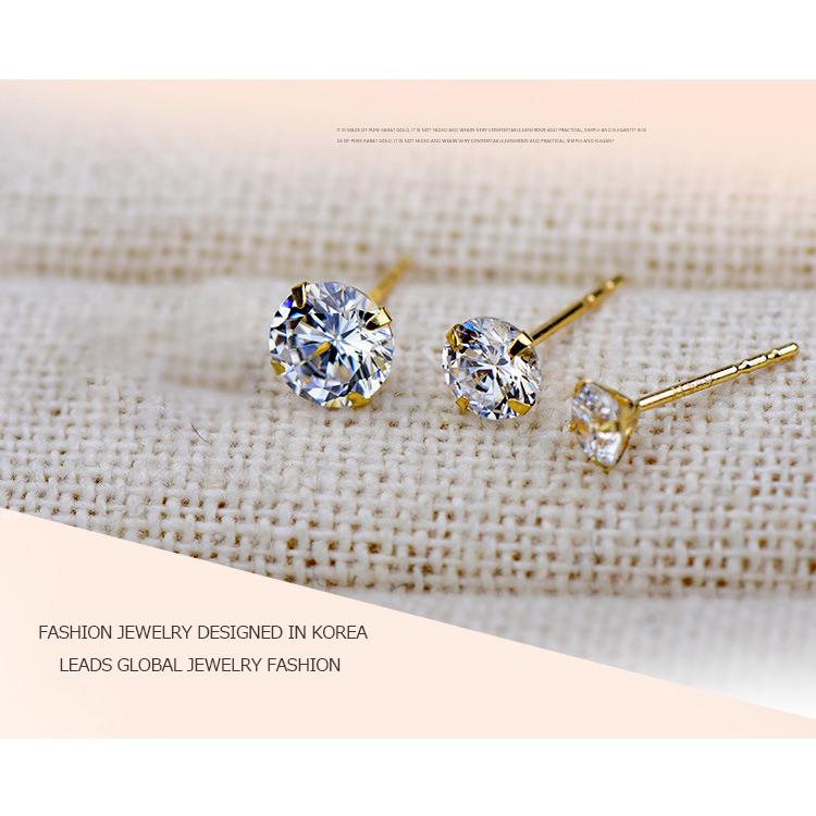 ピアス レディース 一粒 ジルコニア スタッドピアス 3サイズ 3mm 4mm 5mm シンプル 小さめ 極小 金属アレルギー対応 つけっぱなし セカンドピアス おしゃれ 爆買 |  | 14